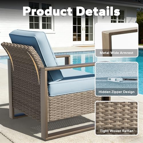 4 Pieces Patio Furniture Set - Image 3