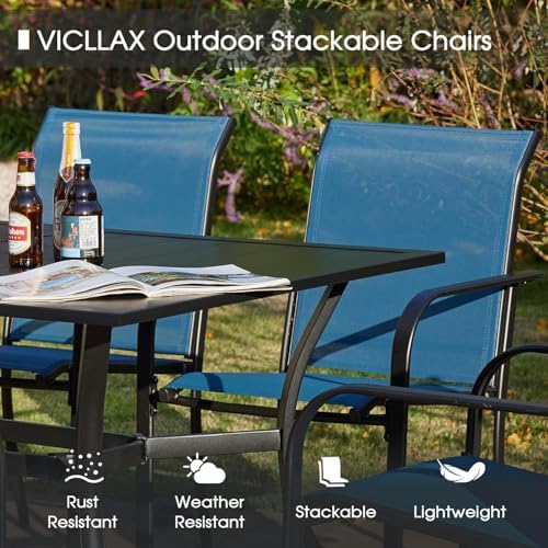 VICLLAX Patio Dining Set for 6, 7-piece Outdoor Dining Set - Image 5