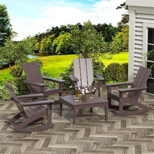 Outdoor Side Tables for Patio, Small Patio Conversation Table Weather Resistant - Image 2