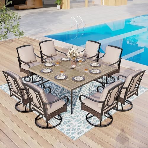 MFSTUDIO Square Outdoor Table for 8 - Image 2