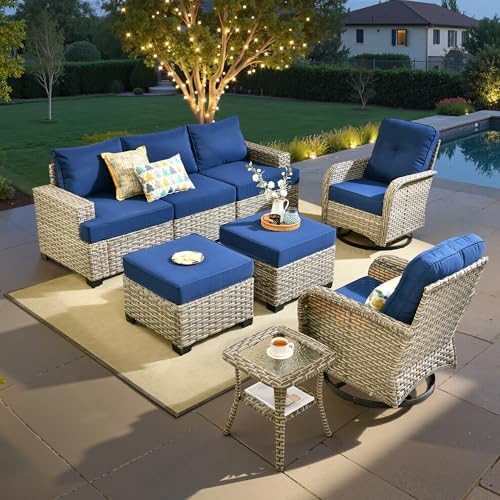 ovios 8 Piece Patio Sectional Furniture by OVIOS