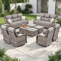Luxury Swivel Rocker Chair Sofa Set by Artfurniz