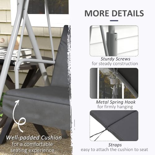 Outsunny 2 Person Porch Swing - Image 5