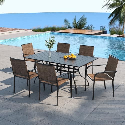 Outdoor Patio Dining Set 7 by Anmutig