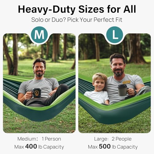Kootek Camping Hammock 500lbs Capacity Outdoor Camping Essentials - Image 2