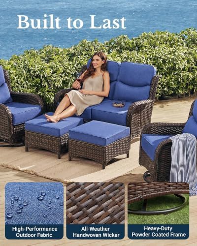 Oversized Loveseat, Outdoor Sofa - Image 4