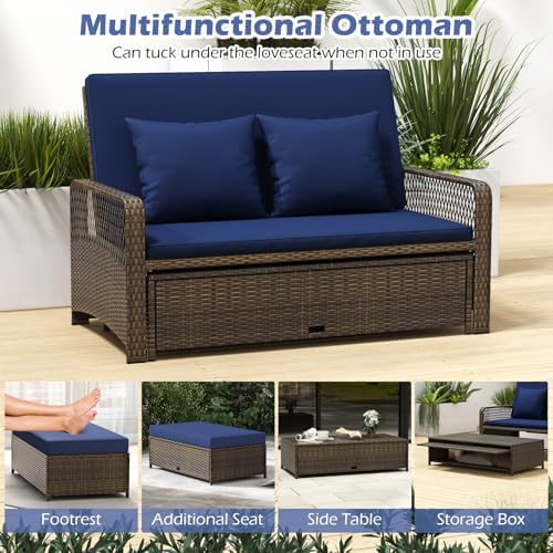 Tangkula Patio Rattan Daybed - Image 7