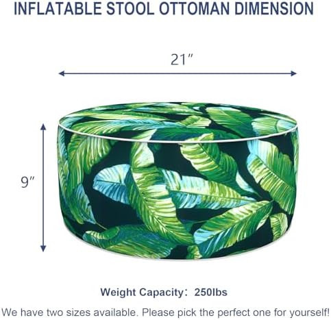 Inflatable Stool Ottoman, Footrest Ottoman - Image 2