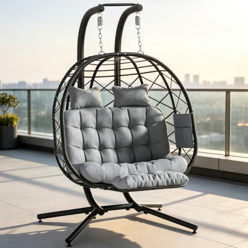 Suteck Double Hanging Egg Chair by Suteck