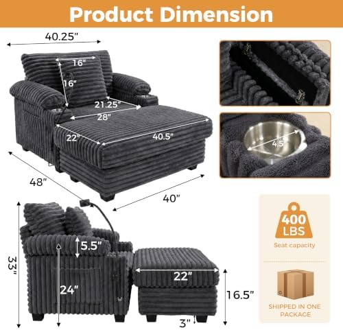 Chaise Lounge Chair Indoor - Image 2