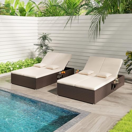 Tangkula Outdoor Rattan Daybed - Image 2