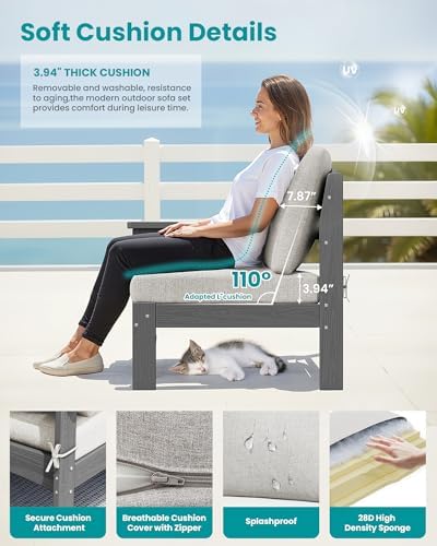 SERWALL HDPE Outdoor Coffee Table - Image 5