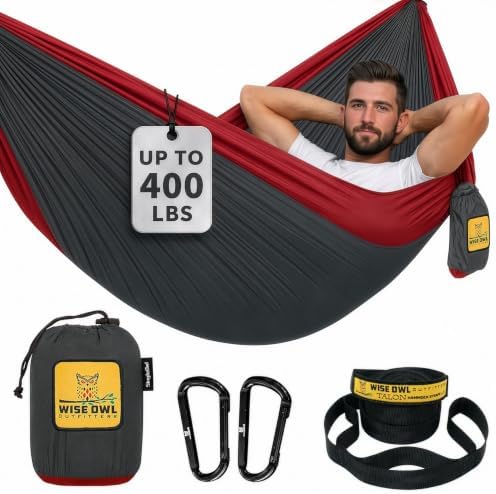 Wise Owl Outfitters Hammock for Camping Single Hammocks Gear for The Outdoors by WiseOwlOutfitters