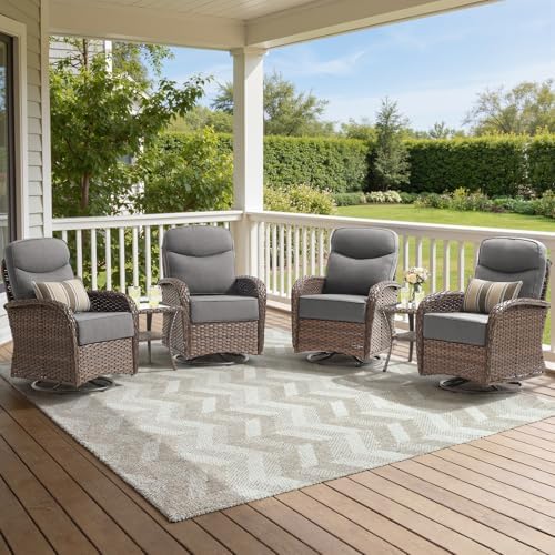 Luxury Wicker Patio Furniture Set by JelwalyPatioFurnitureSet