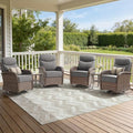 Luxury Wicker Patio Furniture Set by JelwalyPatioFurnitureSet