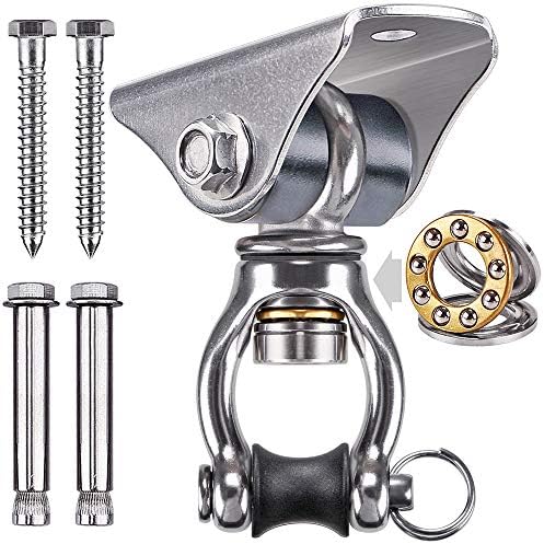 SELEWARE Silent Swing Hanger Heavy Duty Bearing Swing Hooks 1 Pack by SELEWARE