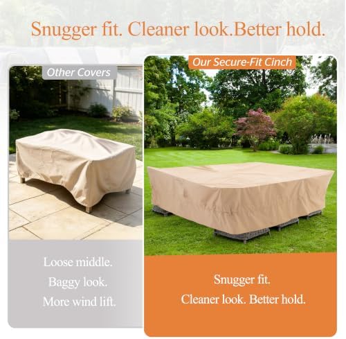WJ-X3 Dining Set Cover, 86W x 47D x 31H Inch - Image 5
