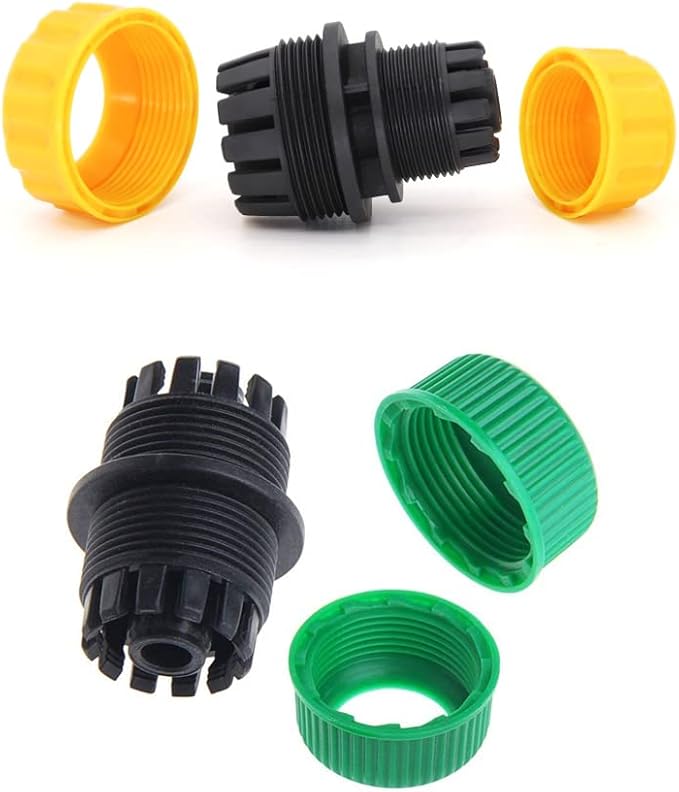 6 Pack Hose Connectors Quick Connect Kit Coupler Repair Irrigation Fitting 1/2" to 1/2" and 1/2" to 3/4" Coupling Joints for Water Pipe Extension Garden Drip Tubing Connector Adapter Extender