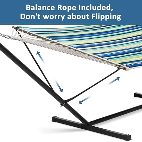 SUNCREAT Hammock with Stand 2 Person Heavy Duty - Image 3