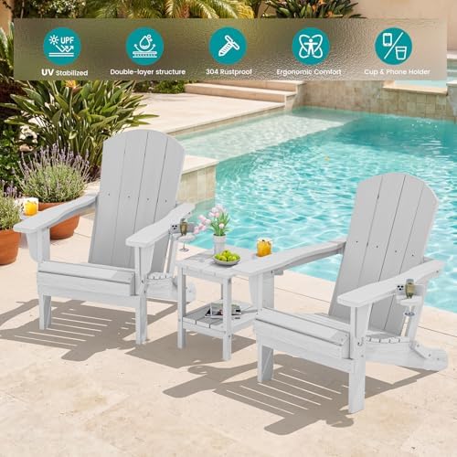 SERWALL Outdoor Adirondack Chair Set of 4 - Image 2