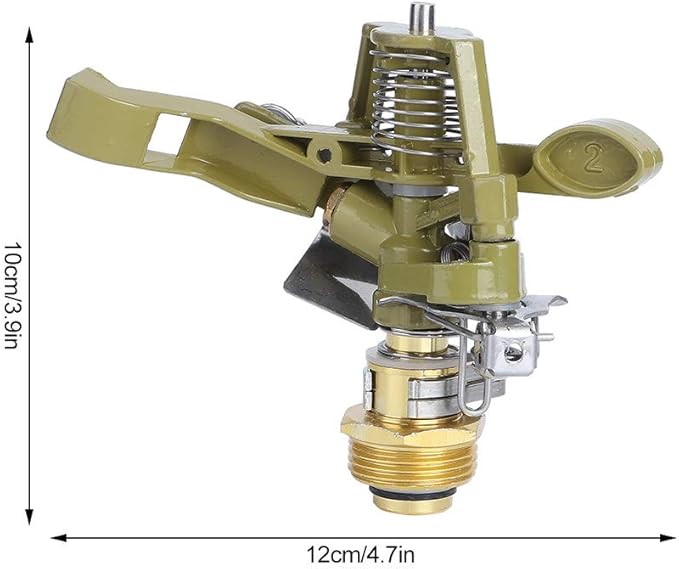 Adjustable Direction Nozzle Spray Aluminium Alloy for Public Green Irrigation, G3/4inch