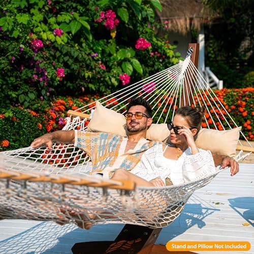 Lazy Daze Double Handwoven Rope Hammock - Image 2