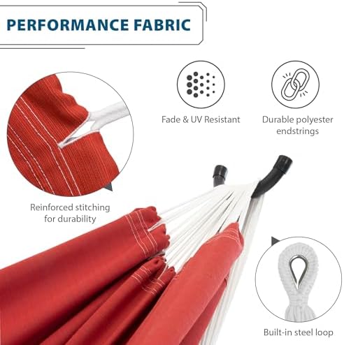 Vivere Double Sunbrella Hammock - 450 lb Weight Capacity - Image 5