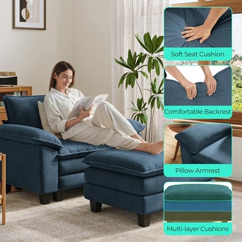 LINSY HOME Cloud Sofa Accent Chair - Image 4