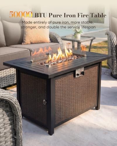 Upgraded 6“ Cushion Luxury Patio Furniture Set - Image 7