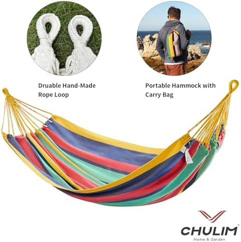 Brazilian Double Hammock with Tree Straps, Extra Large, 450 lbs Capacity - Image 6
