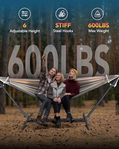 Everyfun Double Hammock with Stand - Image 3