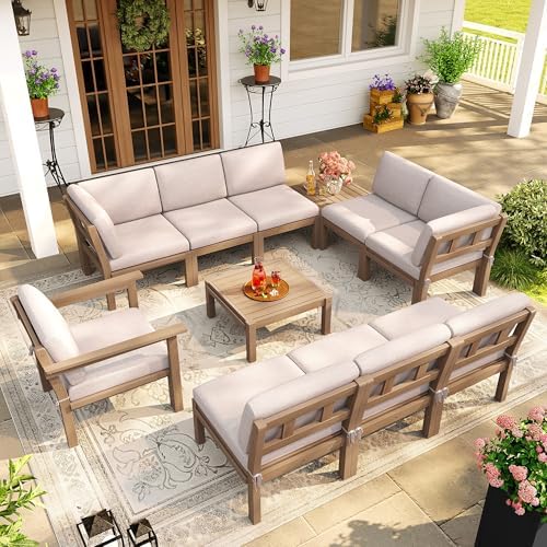 Modular Outdoor Patio Furniture Coffee Table, HIPS All-Weather Outdoor - Image 2