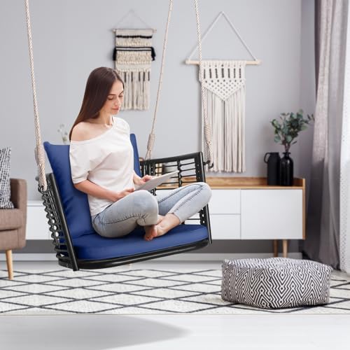 HAPPYGRILL Porch Swing Patio Hanging Chair - Image 3