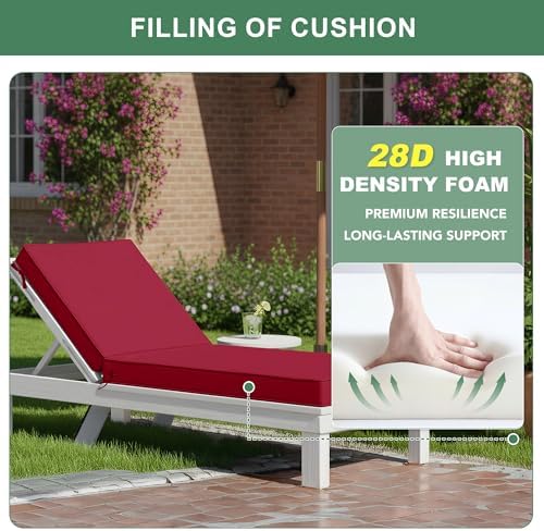 Chaise Lounge Cushions Outdoor - Image 5