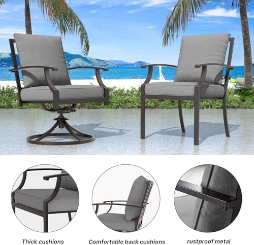 10 PCS Outdoor Patio Dining Set - Image 4