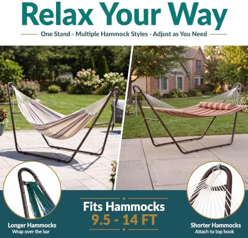 Sunnydaze Universal Heavy-Duty Hammock Stand - Image 3