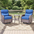 Luxury Swivel Rocker Chairs Set by Artfurniz