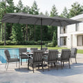 10 PCS Outdoor Patio Dining Set by RTDTD