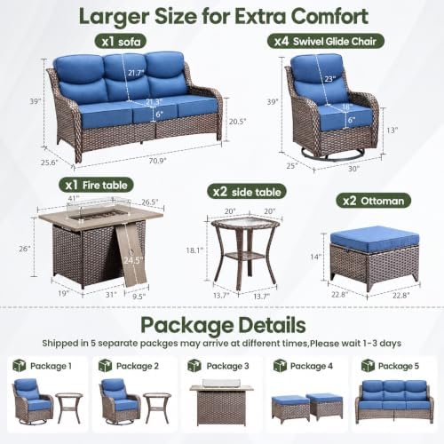 Luxury Patio Furniture Set 10pcs - Image 2
