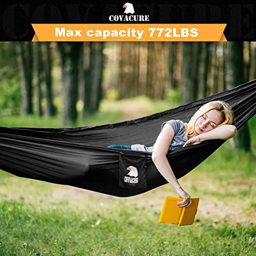 Covacure Camping Hammock, 772 lbs Capacity Double Hammock - Image 2