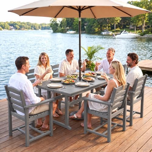 67" Rectangular Outdoor Dining Table - Image 2