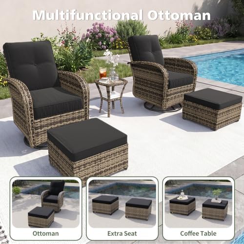 Aoxun 5 Piece Outdoor Patio Furniture Set - Image 5