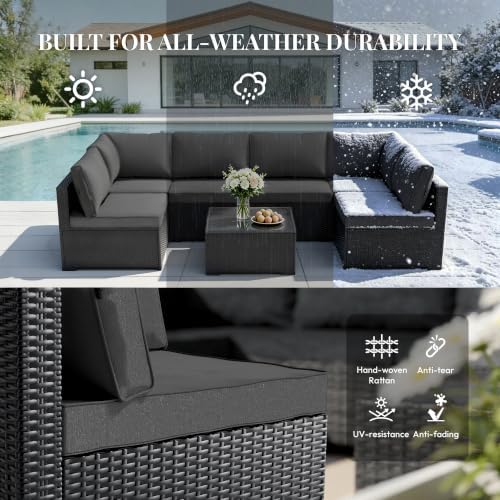 WWR Patio Furniture Set 7 Piece - Image 6