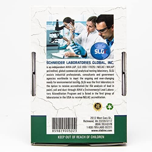 Lead Test Kit in Paint, Dust, or Soil 1PK (Sameday) Schneider Labs (Overnight Return Shipping)