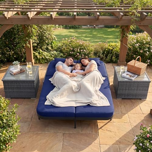 RADIATA Outdoor Double Chaise Lounge Set - Image 3