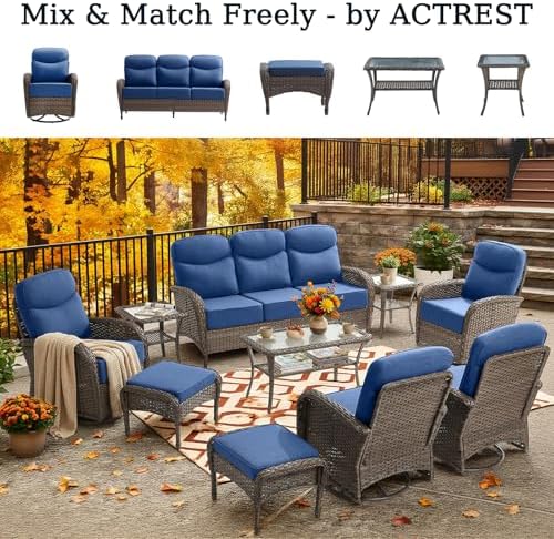 Luxury Patio Sofa Outdoor Wicker Couch - Image 5
