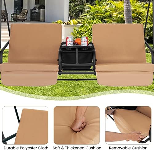 Tangkula 2 Person Porch Swing - Image 6