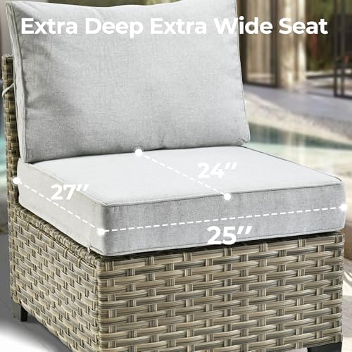 HOOOWOOO Outdoor Sectional Patio Furniture Set - Image 2