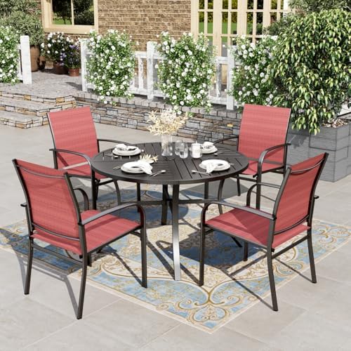 5pc Patio Dining Set for 4 by HERASHOUSE