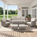 Patio Wicker Swivel Rocker Patio Chairs by Belord